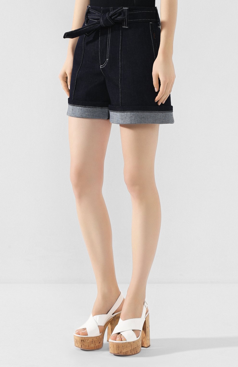 Джинсовые шорты CHLOÉ, арт. CHC20SDS21151, фото 3