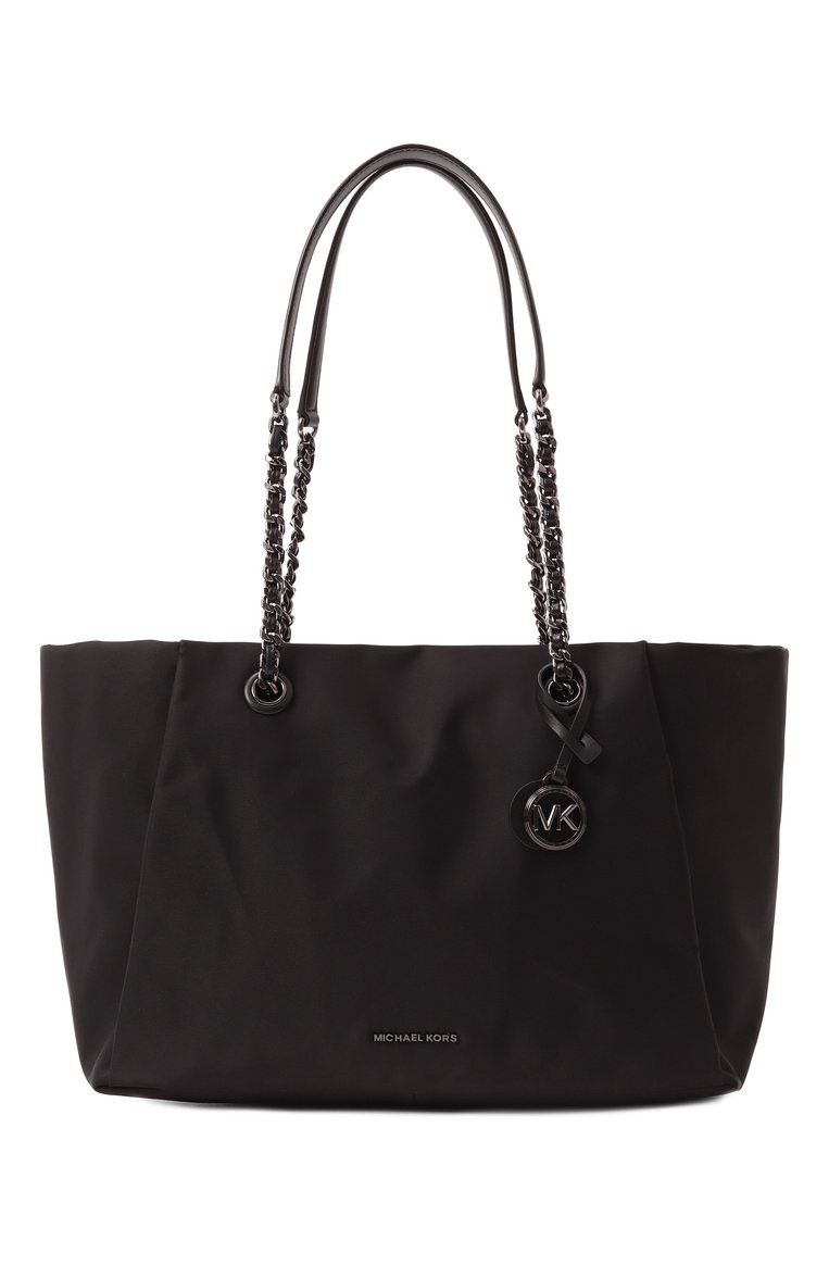 Женская сумка-тоут georgia MICHAEL MICHAEL KORS черного цвета, арт. 30R5SI0T1C | Фото 1 (Размер: large; Драгоценные камни: Проставлено; Материал сплава: Проставлено; Материал: Текстиль)