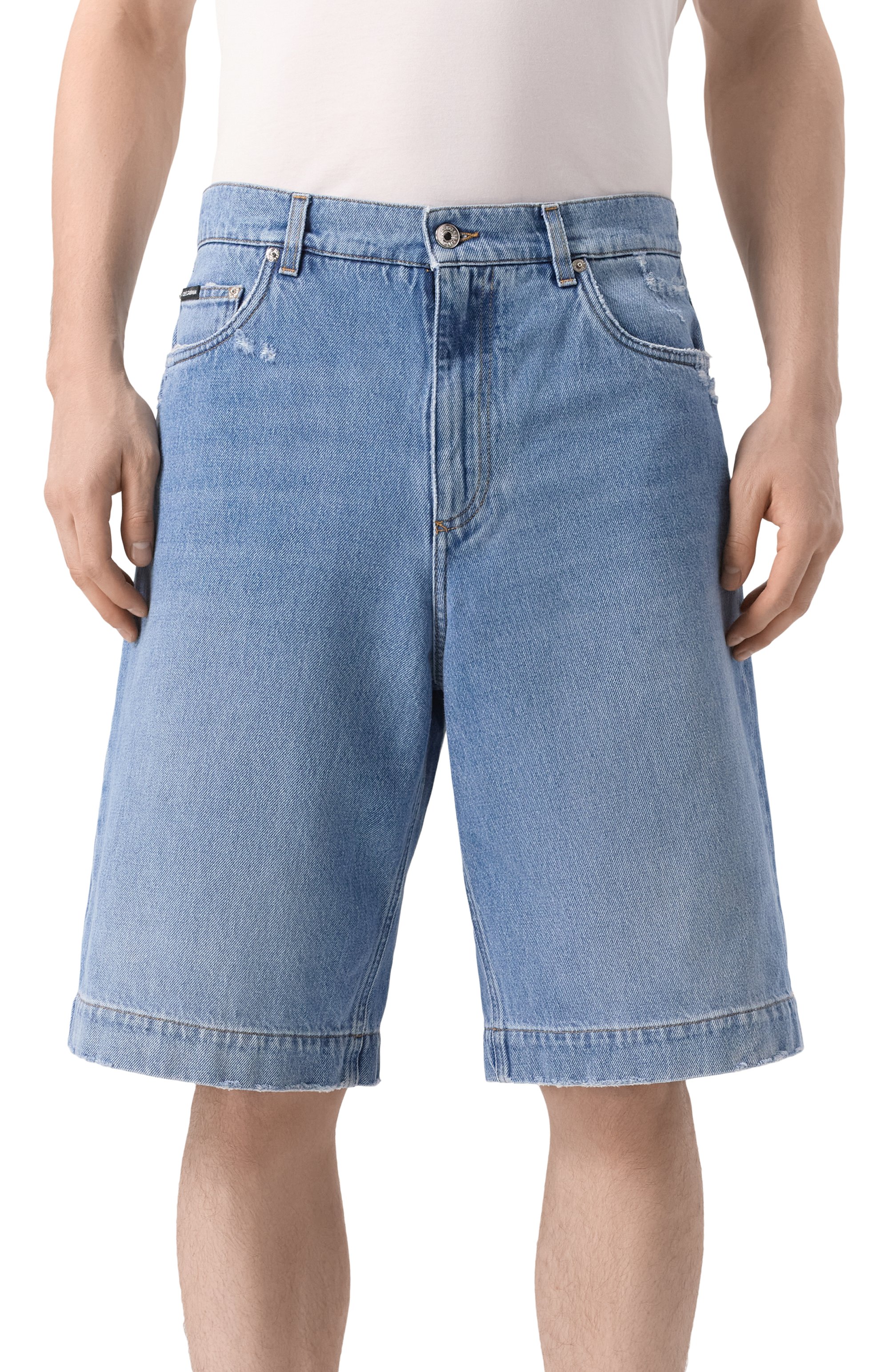 Джинсовые шорты DOLCE & GABBANA, арт. GP02MD/G8MD9, фото 3