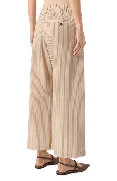 Хлопковые брюки-кюлоты BRUNELLO CUCINELLI, арт. MP782EG789, фото 4