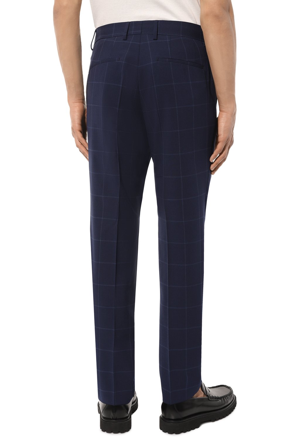 Брюки BOSS темно-синего цвета по цене 16800 руб., арт. 50500099, фото 4 Брюки BOSS, арт. 50500099, фото 4