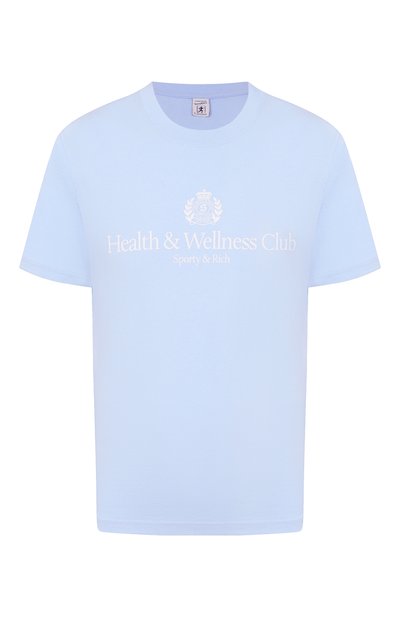  Женская хлопковая футболка SPORTY AND RICH, арт. T0119710241BL90