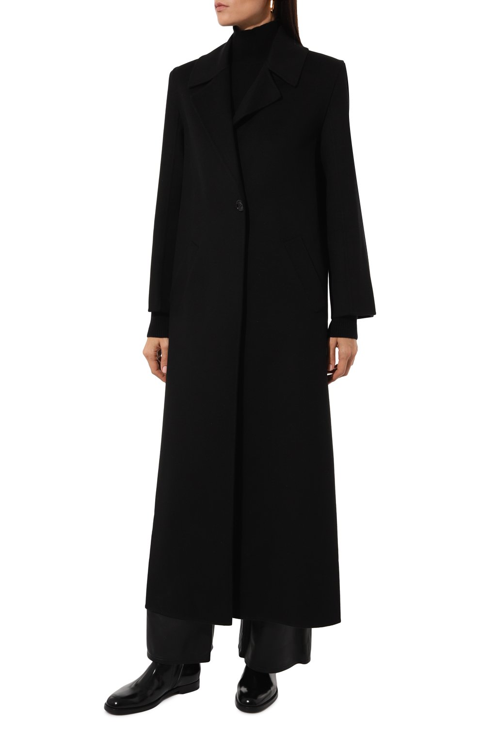 Пальто из шерсти и кашемира MANZONI24, арт. 24M1357-DB5/, фото 3