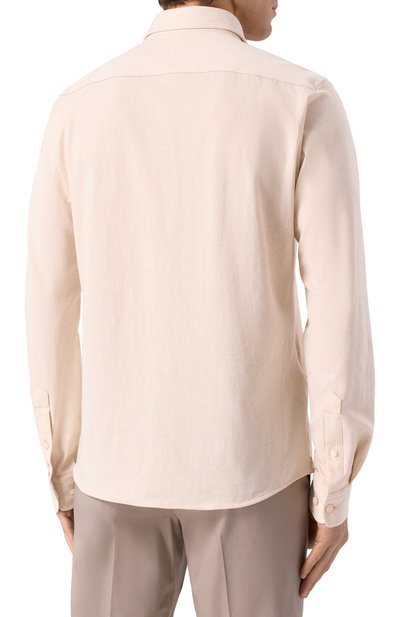 Хлопковая рубашка BOSS, арт. 50533879, фото 4