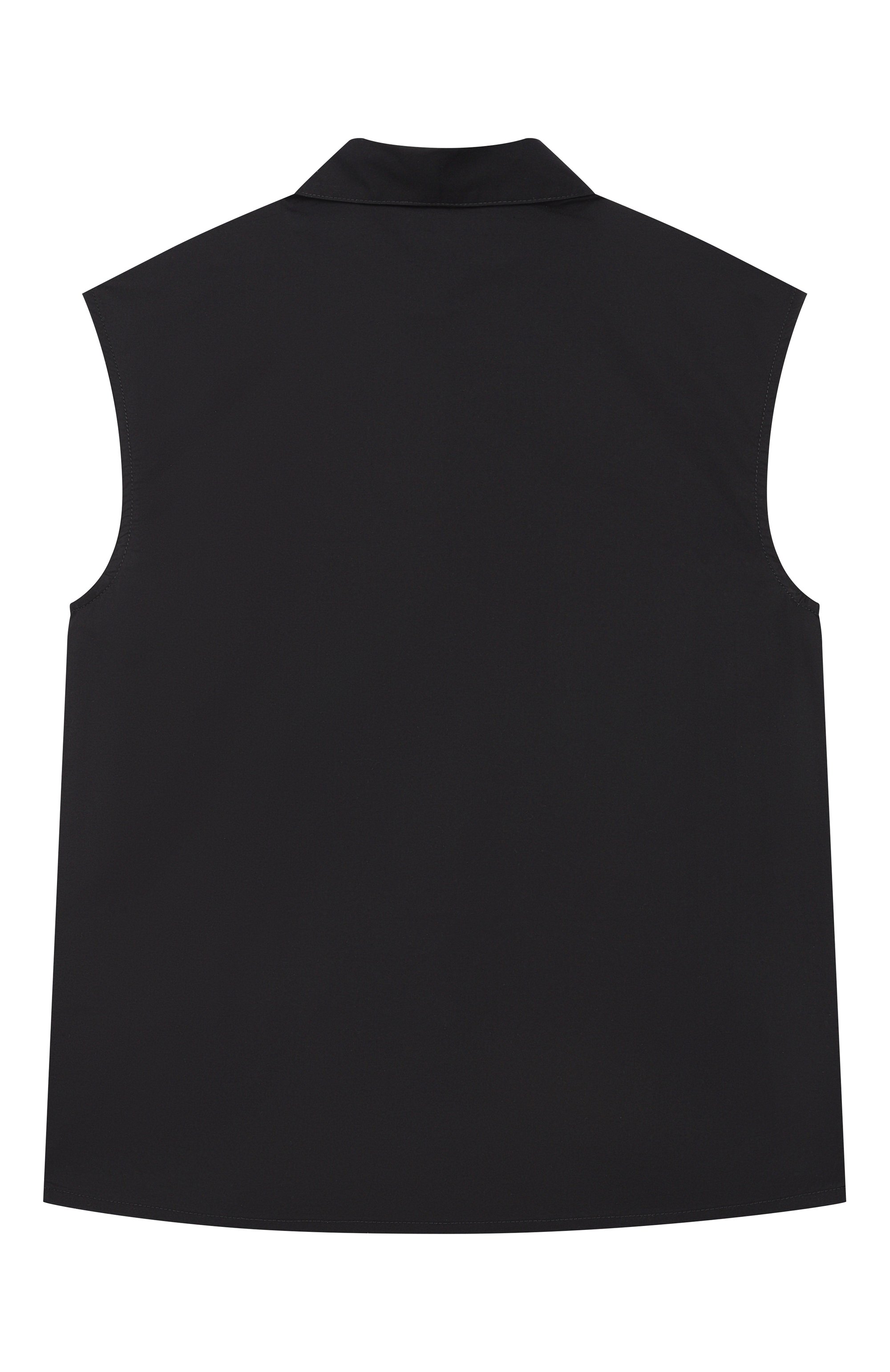 Хлопковая рубашка N21 черного цвета по цене 13300 руб., арт. N210AV/N0417, фото 2 Хлопковая рубашка N21, арт. N210AV/N0417, фото 2