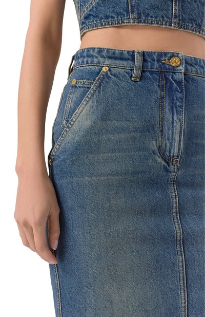 Джинсовая юбка ELIE SAAB, арт. SK320/D0002, фото 5