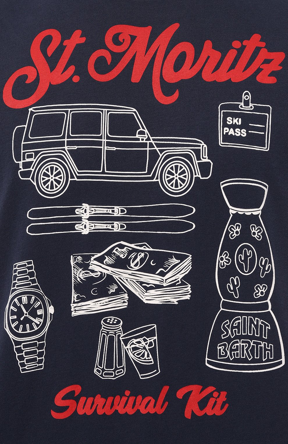 Хлопковая футболка MC2 SAINT BARTH, арт. STBM ARN0TT/ARN0001/MAYP57, фото 5