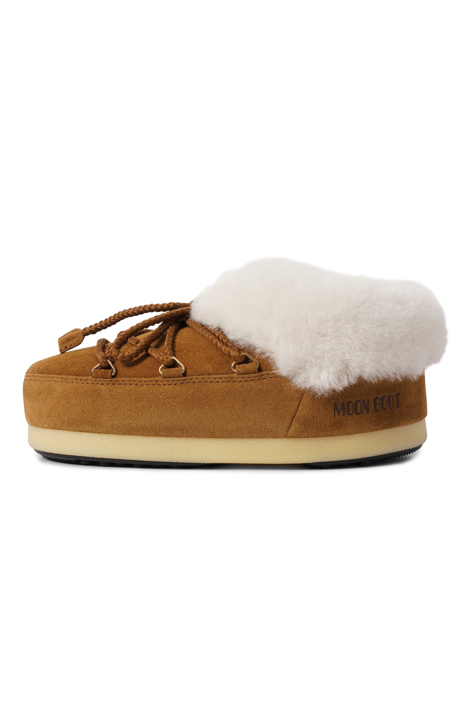 Замшевые сабо evx MOON BOOT коричневого цвета по цене 25750 руб., арт. 80D1470090, фото 4 Замшевые сабо evx MOON BOOT, арт. 80D1470090, фото 4