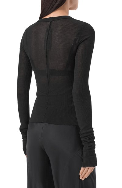 Пуловер из вискозы и шелка RICK OWENS, арт. RP02F5209/RC, фото 4