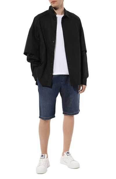 Шорты из хлопка и льна PAUL&SHARK, арт. 23414127, фото 2