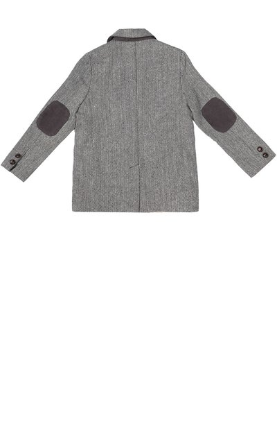 Однобортный пиджак oliver с узором EGG BY SUSAN LAZAR серого цвета по цене 9870 руб., арт. W6FL3830, фото 2 Однобортный пиджак oliver с узором EGG BY SUSAN LAZAR, арт. W6FL3830, фото 2