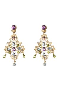 Серьги DOLCE & GABBANA бесцветного цвета по цене 1423500 руб., арт. WEFP6G WMIX5 Z0000, фото 1 Серьги DOLCE & GABBANA, арт. WEFP6G WMIX5 Z0000, фото 1