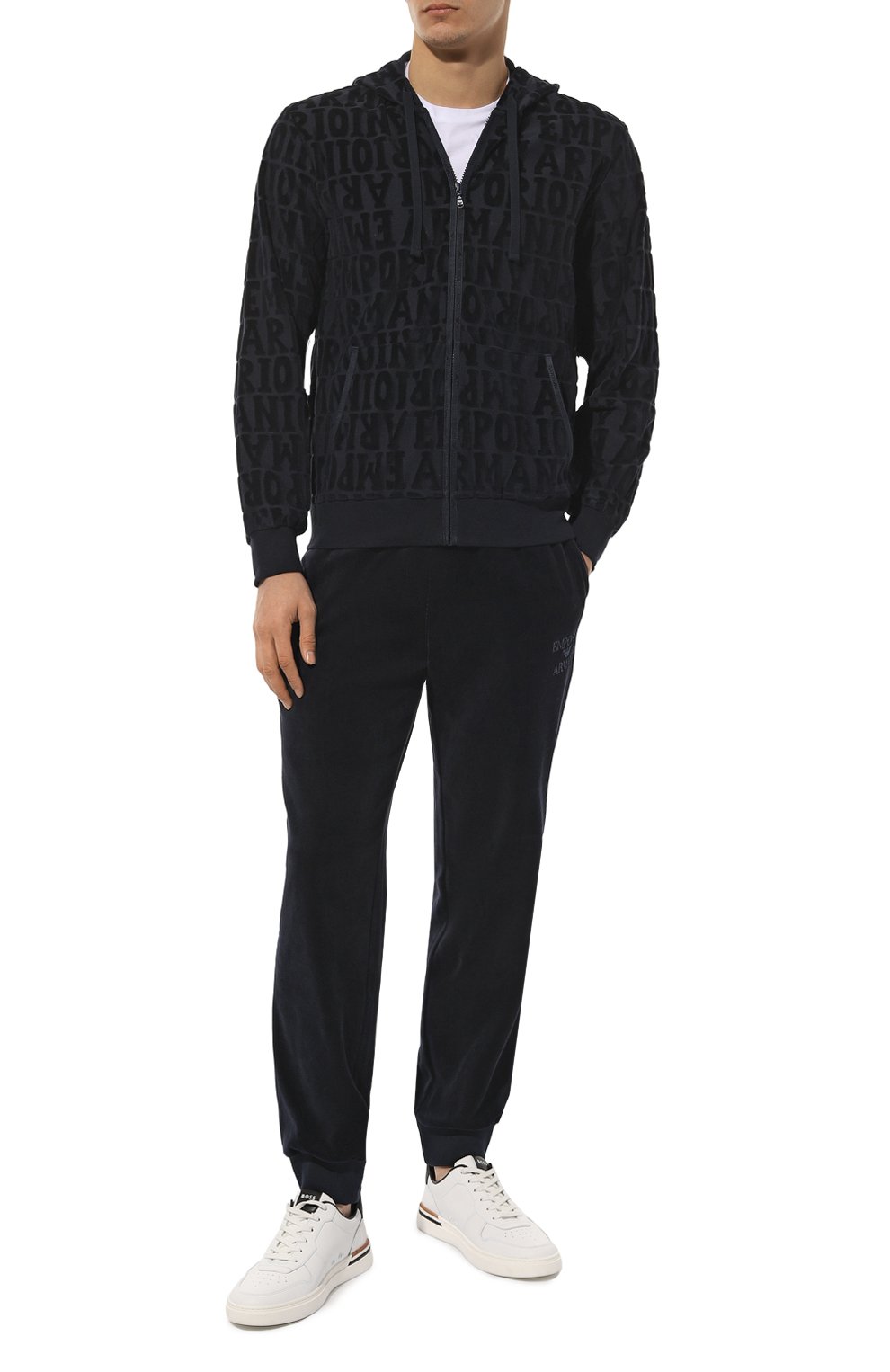 Хлопковые джоггеры EMPORIO ARMANI, арт. 111690/3F589, фото 2