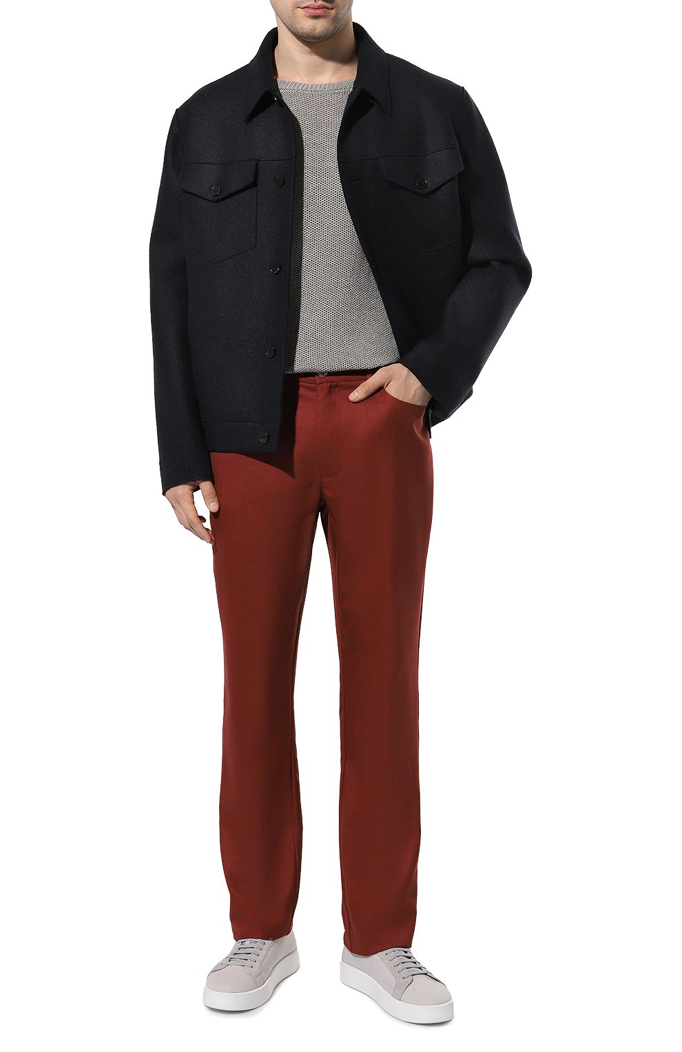 Шерстяные брюки STEFANO RICCI, арт. M8T41B0130/S3WK05, фото 2