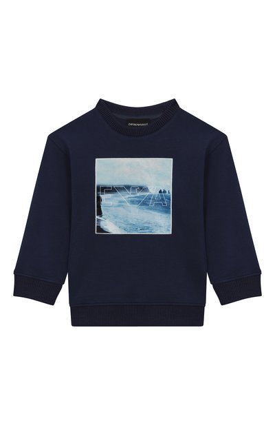 Хлопковый свитшот EMPORIO ARMANI, арт. EB000781/AF10126