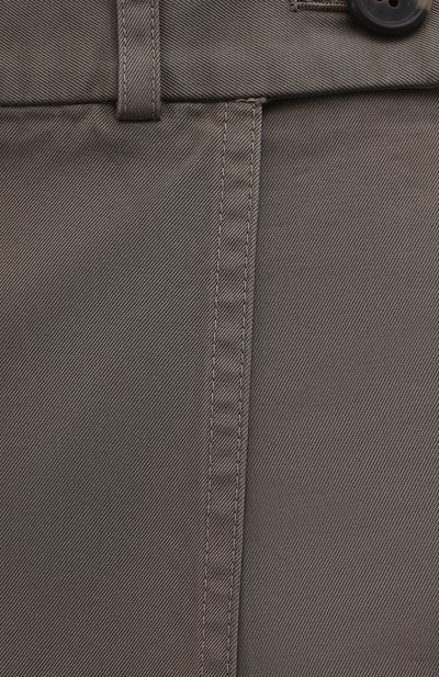 Юбка-шорты HELMUT LANG хаки цвета по цене 30950 руб., арт. L04HW203, фото 5 Юбка-шорты HELMUT LANG, арт. L04HW203, фото 5