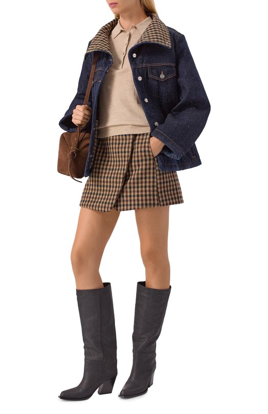 Шерстяное поло BOSS 50545015 Бежевый  50545015 Фото 2