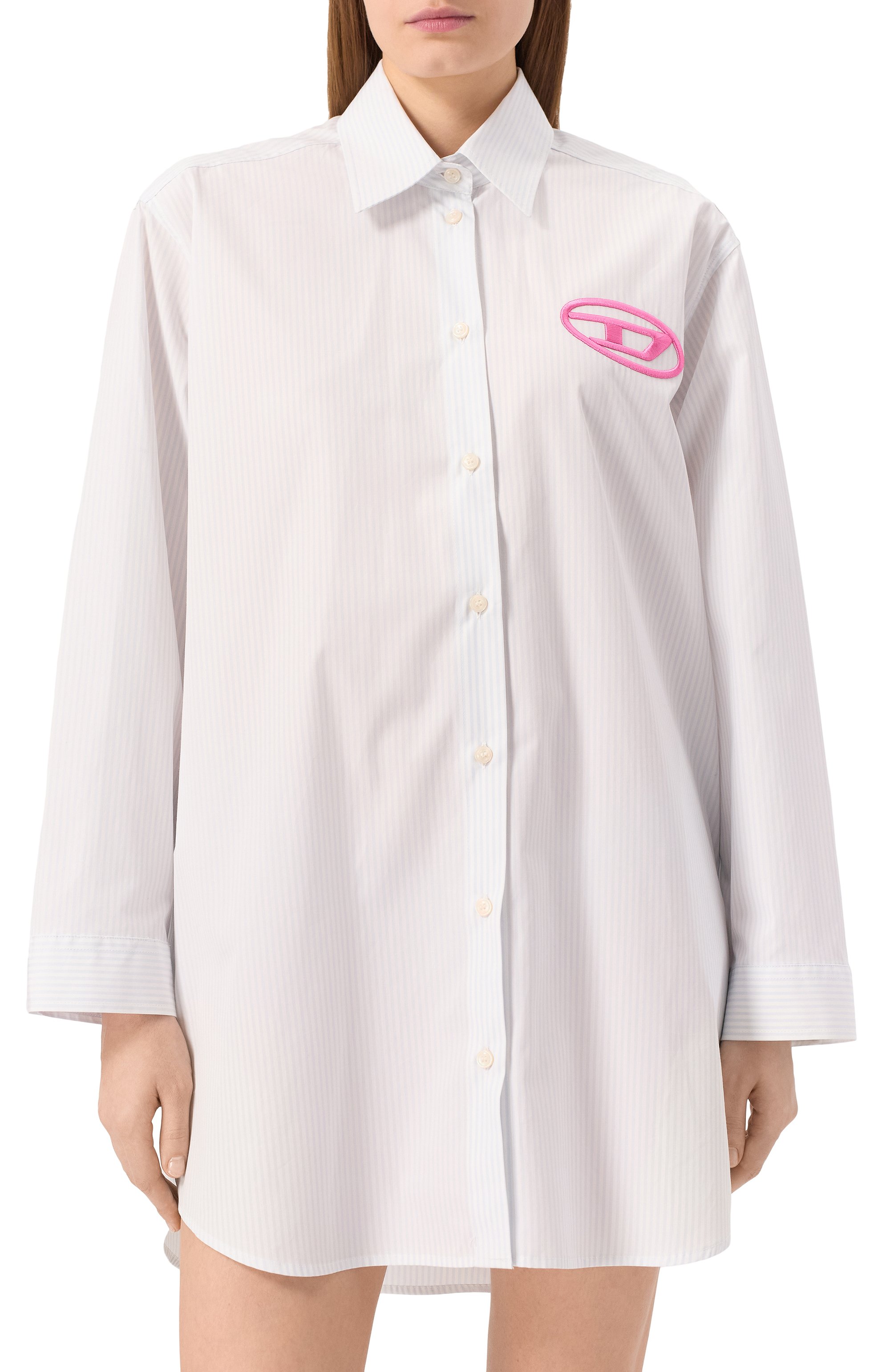 Хлопковая рубашка DIESEL, арт. A14571/0DNAN, фото 3