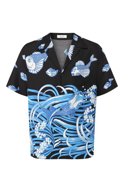 Шелковая рубашка VALENTINO, арт. SV3AAA905BQ, фото 1