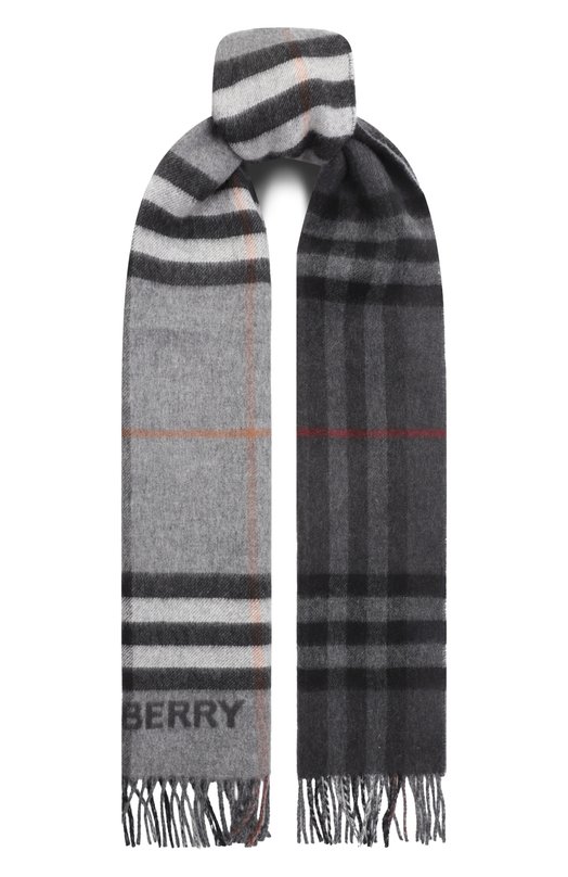 Кашемировый шарф Burberry 8059277 Серый 8059277