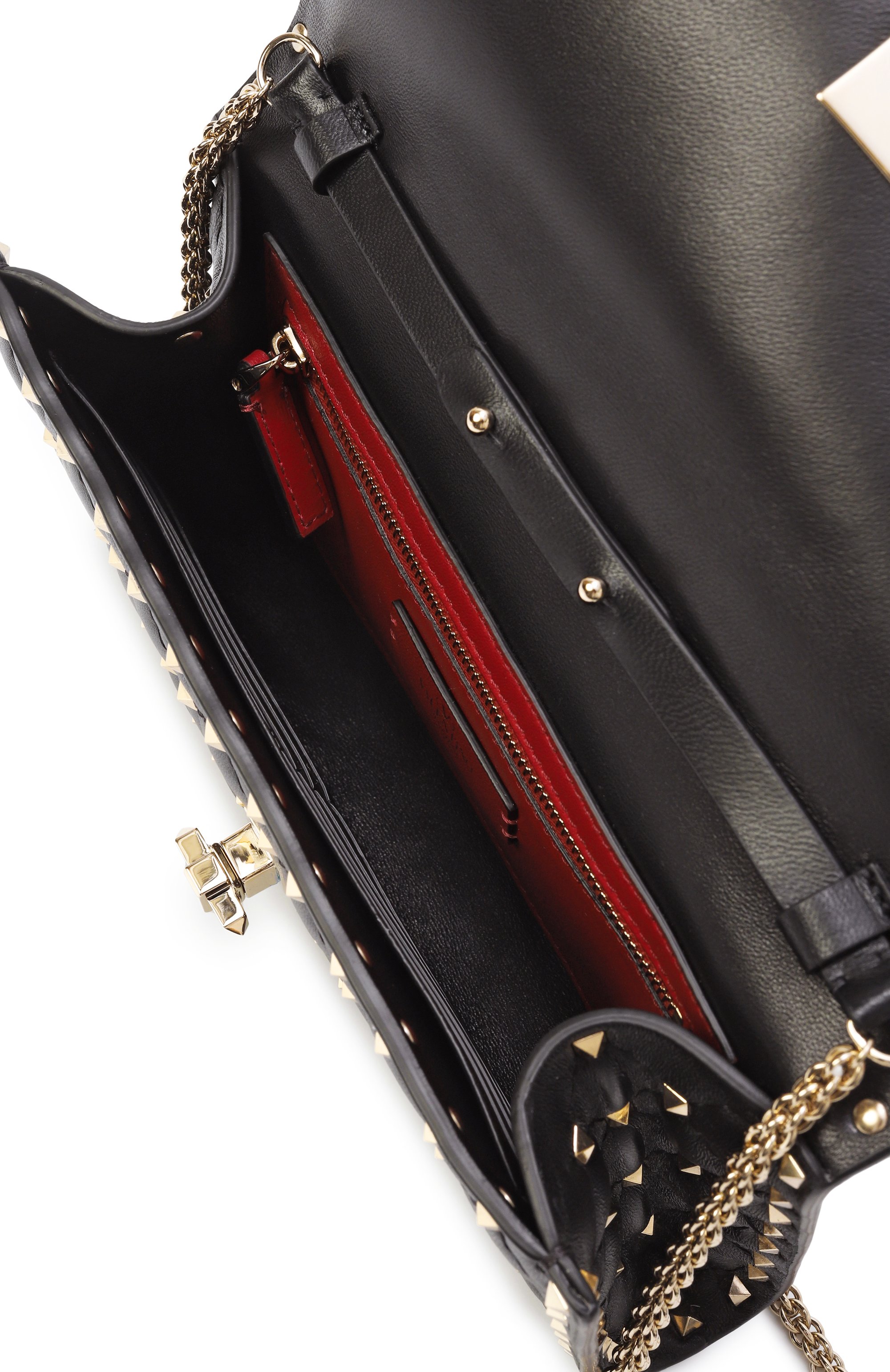 Сумка rockstud spike VALENTINO черного цвета по цене 270500 руб., арт. ZW2B0137/NAP, фото 5 Сумка rockstud spike VALENTINO, арт. ZW2B0137/NAP, фото 5