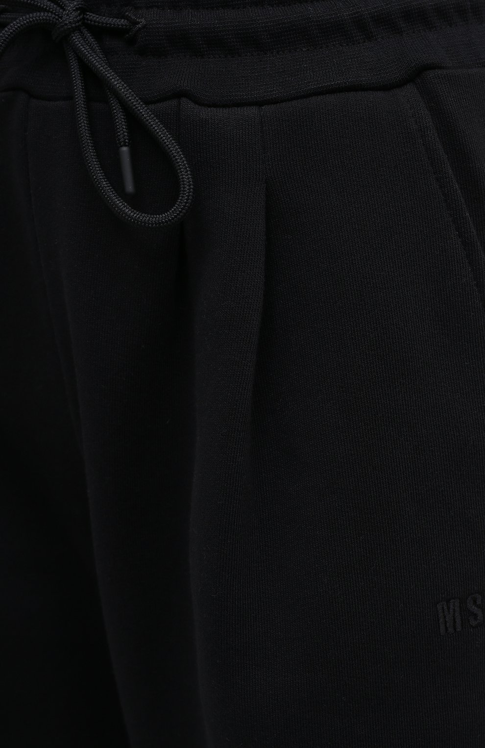 Хлопковые брюки MSGM черного цвета по цене 21050 руб., арт. 2941MDP62 207799, фото 5 Хлопковые брюки MSGM, арт. 2941MDP62 207799, фото 5