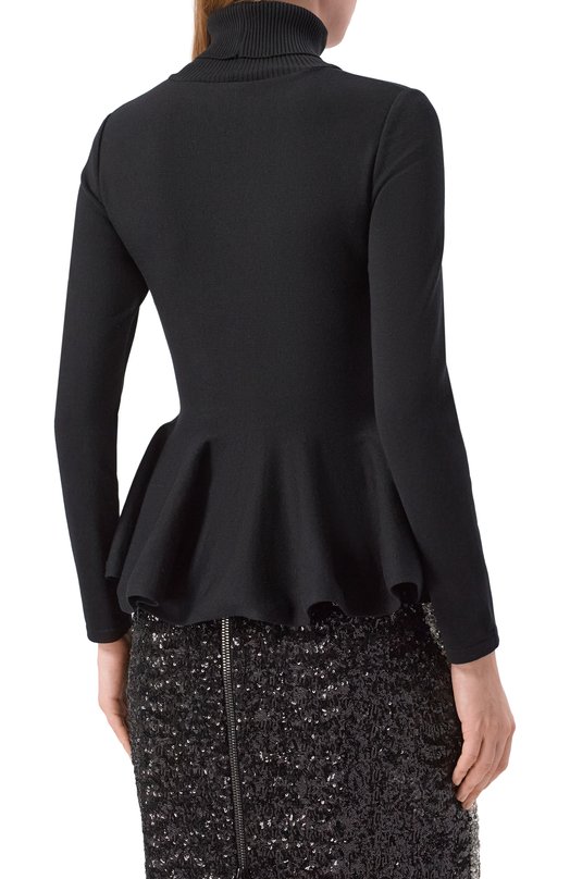 Водолазка из вискозы Giambattista Valli 25FWSVCM0M01/05VIP Чёрный  25FWSVCM0M01/05VIP Фото 4