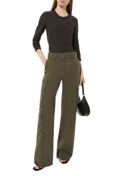 Хлопковый лонгслив JAMES PERSE, арт. WUA3361/BLKG, фото 2