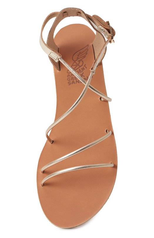 Кожаные сандалии Meloivia Ancient Greek Sandals MEL0IVIA/PLATINUM Золотой  MEL0IVIA/PLATINUM Фото 6