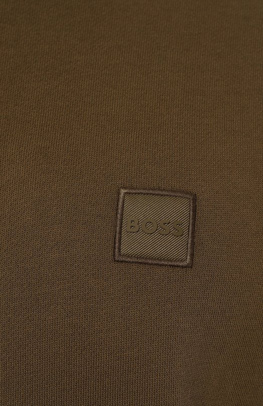 фото Хлопковое худи boss orange