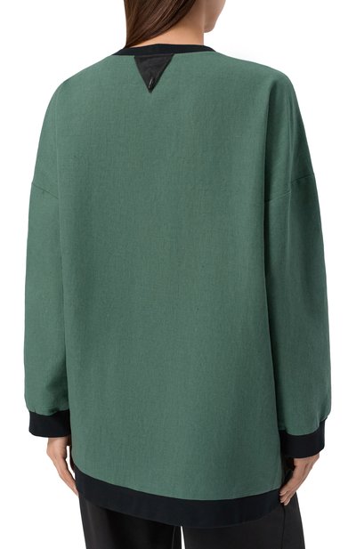 Свитшот из хлопка и льна MIDGARD PARIS, арт. SR6CN-OS-GN, фото 4