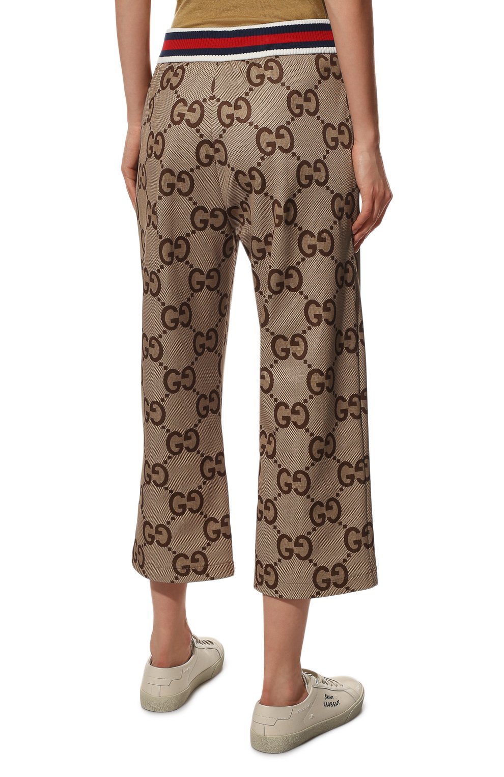 Брюки GUCCI бежевого цвета по цене 141120 руб., арт. 685762/XJD3N, фото 4 Брюки GUCCI, арт. 685762/XJD3N, фото 4