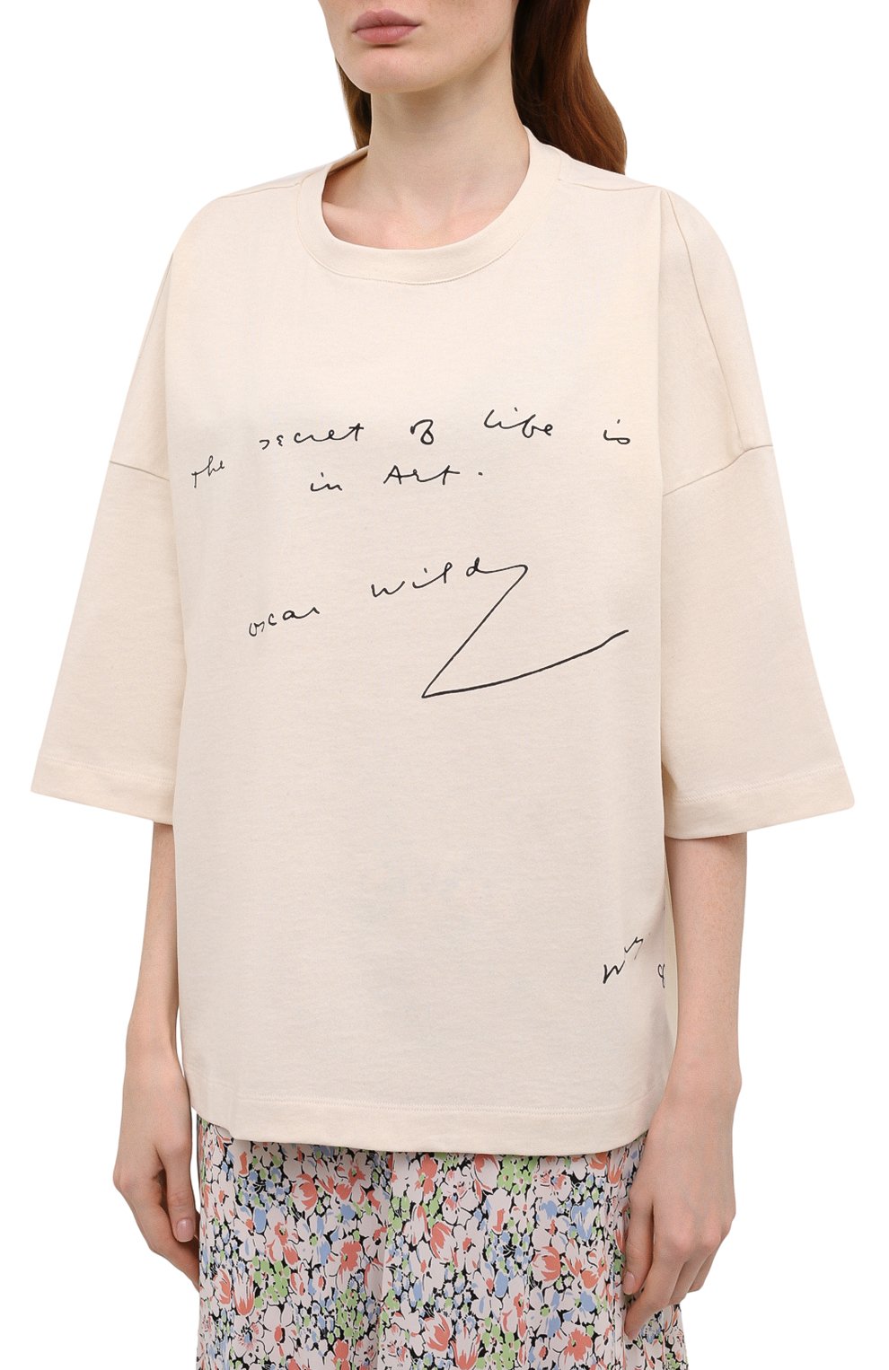 Хлопковая футболка JW ANDERSON, арт. JS0002 PG0079, фото 3