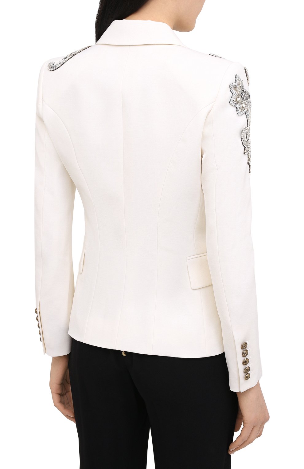 Шерстяной жакет BALMAIN, арт. UF17110/P050, фото 5