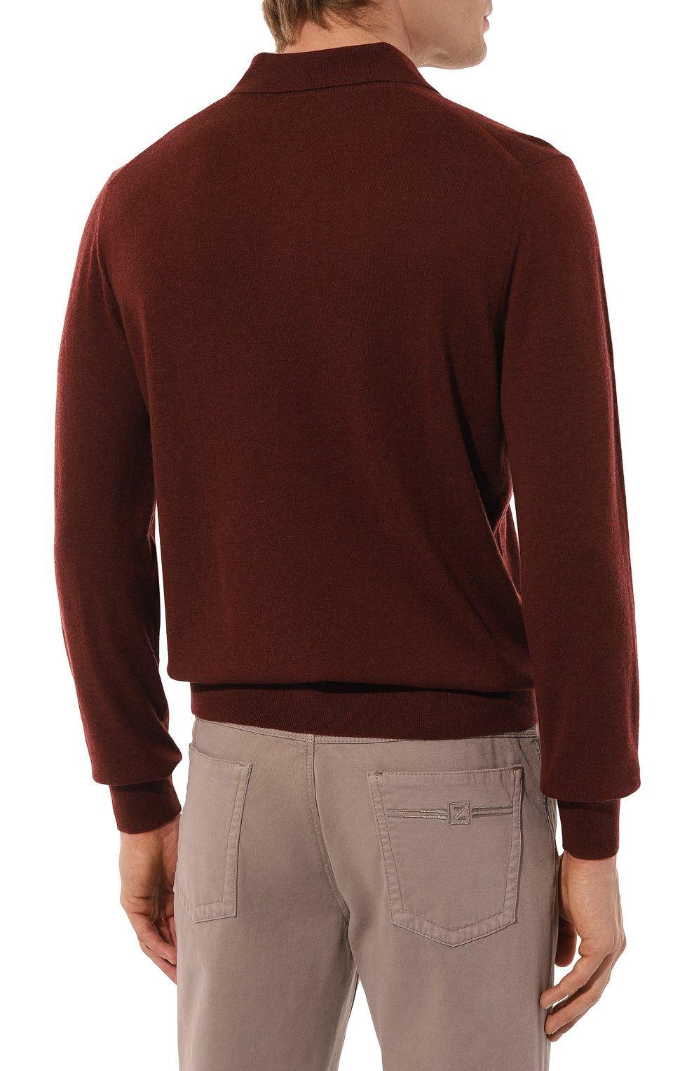 Поло из шерсти и кашемира CORNELIANI, арт. 94M579-9425184, фото 4