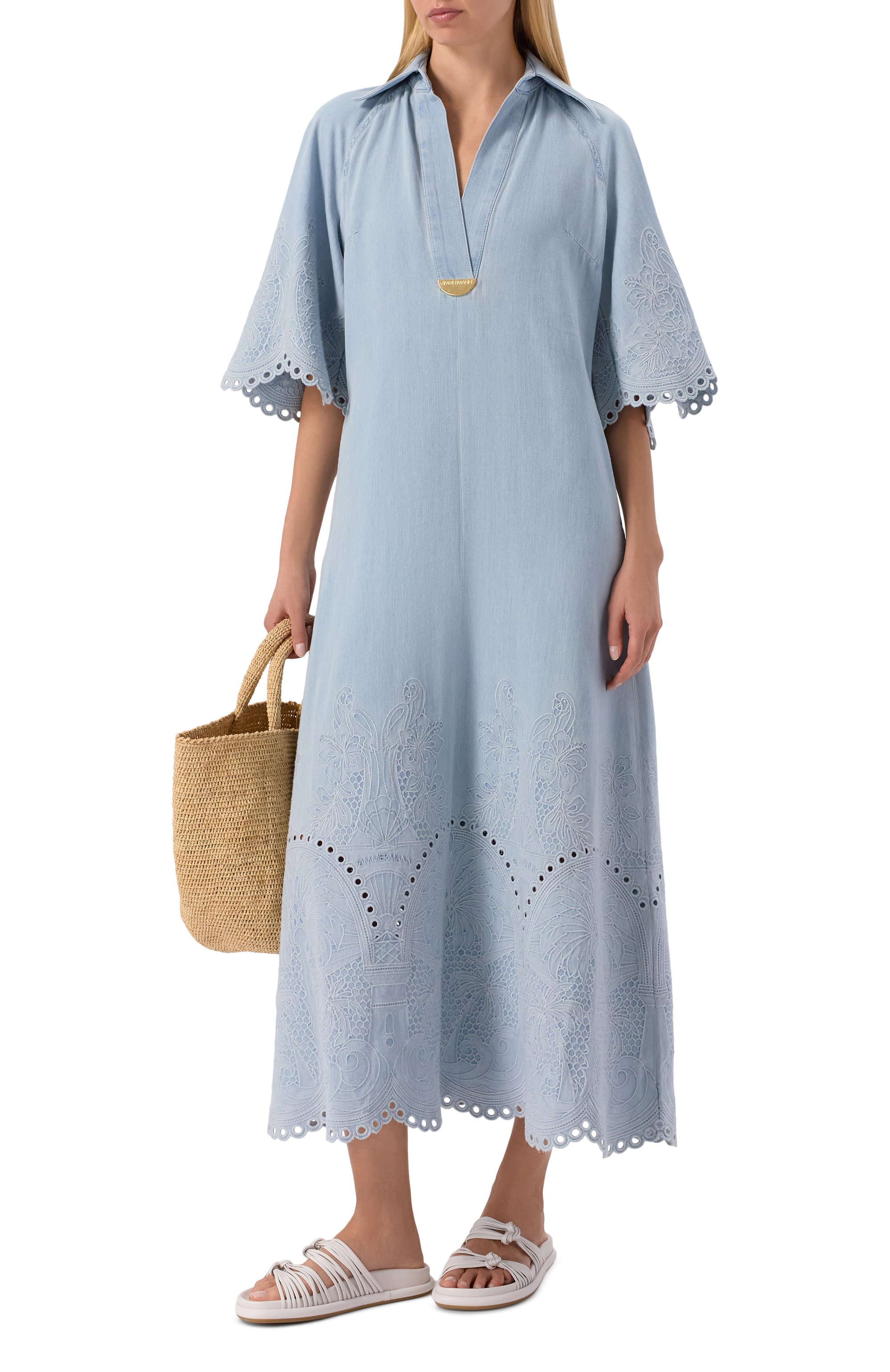 Кожаные шлепанцы SANTONI, арт. WHXG72199G0MTMKN, фото 3