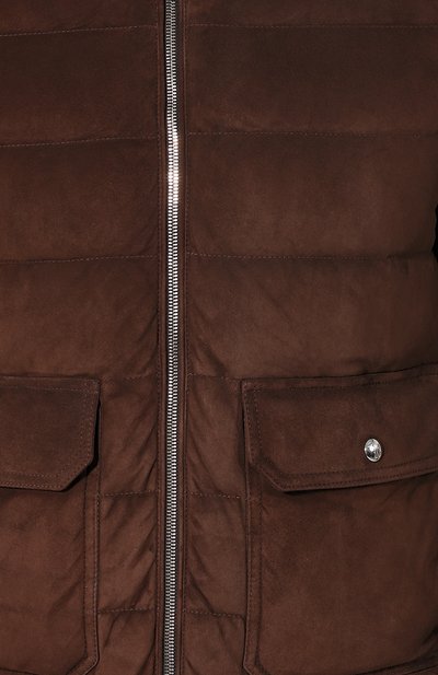 Кожаный бомбер gibran на молнии с воротником-стойкой MONCLER, арт. D2-091-40809-80-57331, фото 5