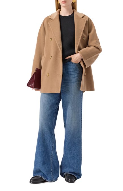 Женское полупальто из шерсти и кашемира MAX MARA, арт. REBUS