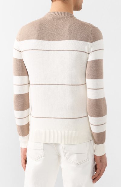 Свитер из смеси хлопка и шелка LORO PIANA, арт. FAI9911, фото 4