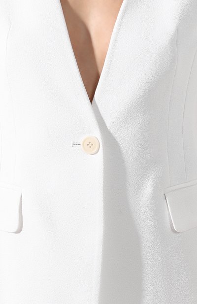 Жилет на одной пуговице DRIES VAN NOTEN белого цвета по цене 96850 руб., арт. 191-10414-7177, фото 5 Жилет на одной пуговице DRIES VAN NOTEN, арт. 191-10414-7177, фото 5