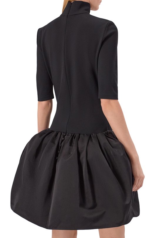 Платье из хлопка и шелка Magda Butrym 208925 Чёрный  208925 Фото 4