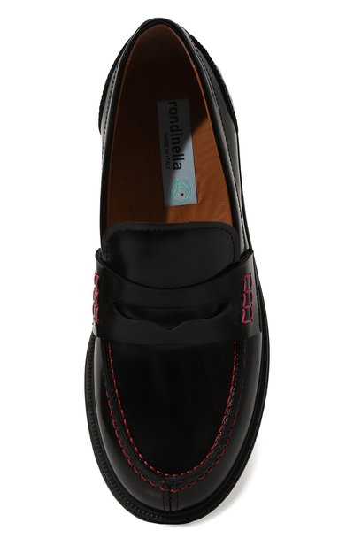 Кожаные пенни-лоферы RONDINELLA, арт. 12137B/34-36, фото 4