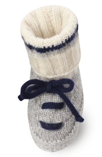 Кашемировые пинетки BABY T, арт. 25AIC823SA, фото 4