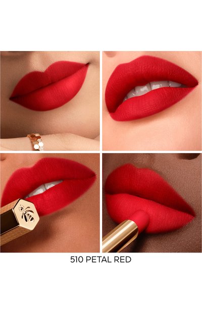 Помада для губ kisskiss honey-infused intense lipstick, оттенок 510 красный лепесток (1,85g) GUERLAIN, арт. G062263, фото 4