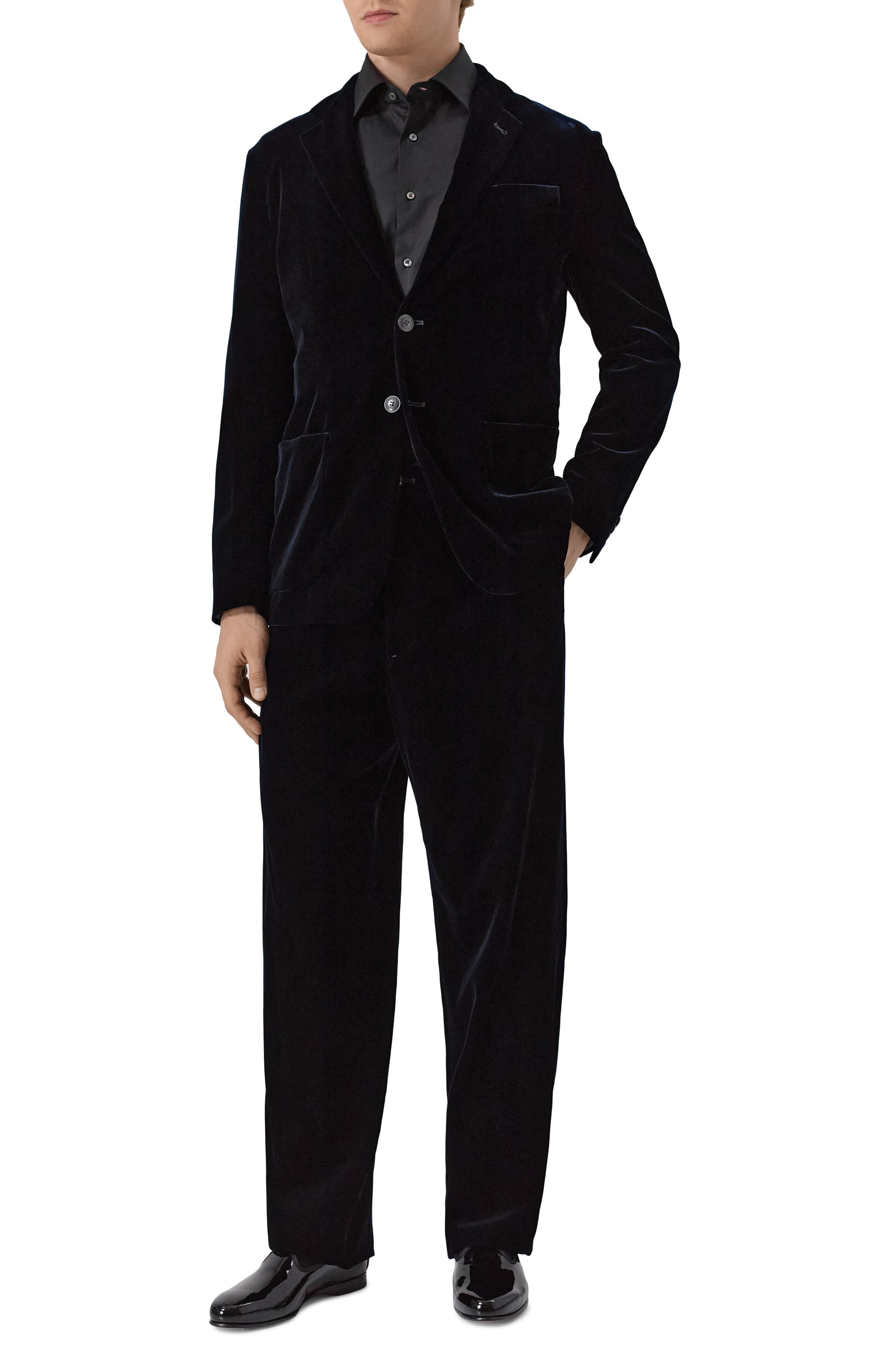 Бархатный пиджак GIORGIO ARMANI, арт. GM000621/TE10046, фото 3