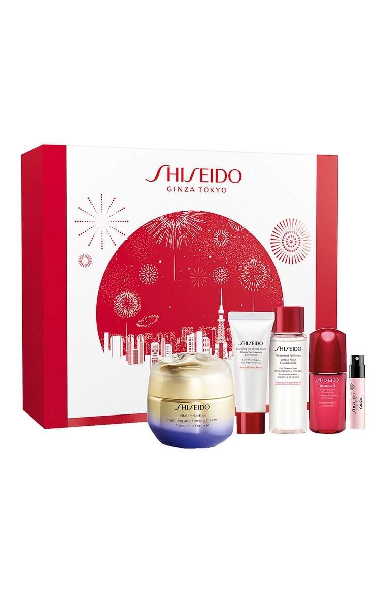 Набор средств для лица SHISEIDO Набор с лифтинг-кремом, повышающим упругость кожи Vital Perfection