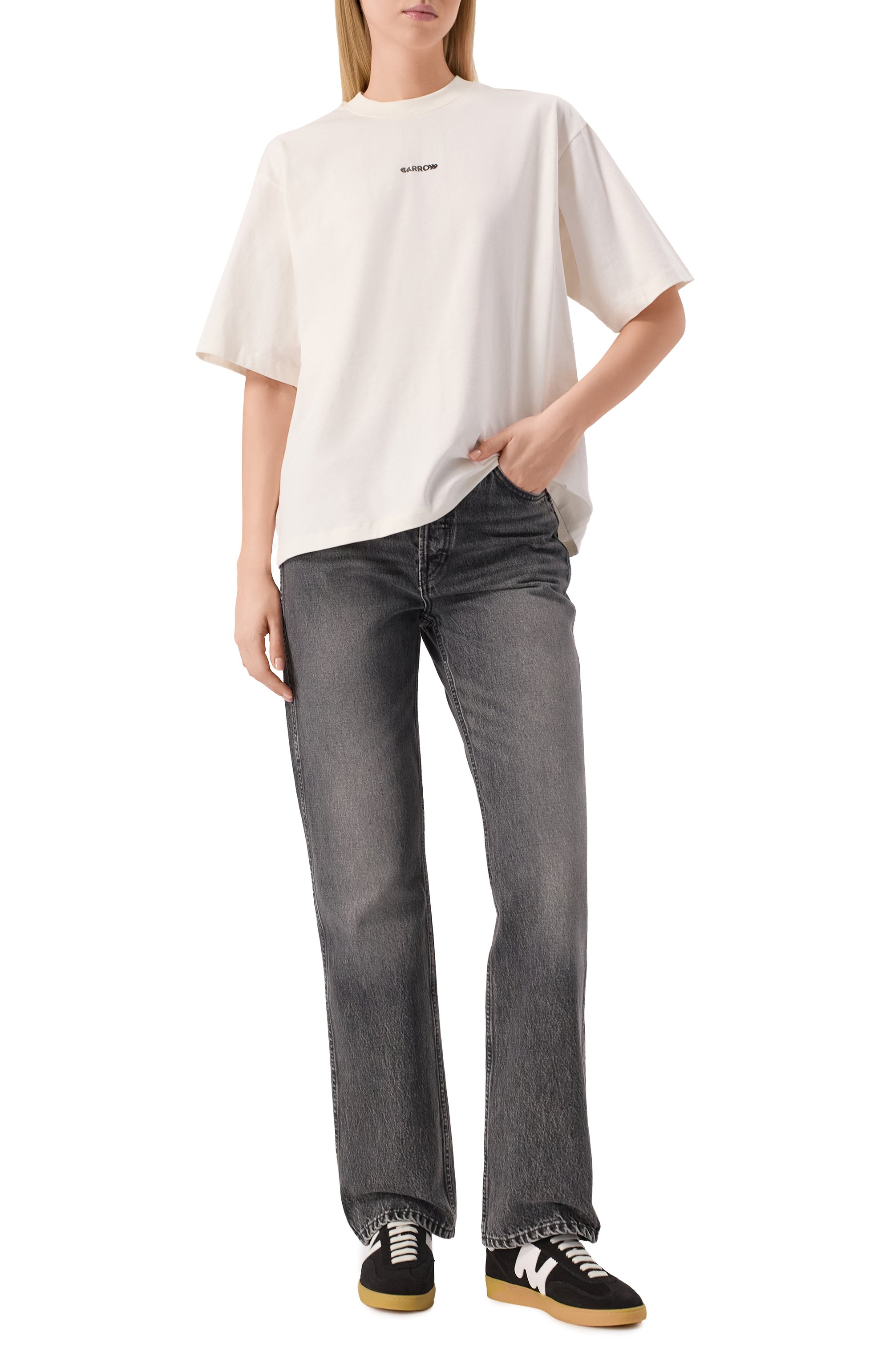 Хлопковая футболка BARROW, арт. S5BWW0TH010, фото 2