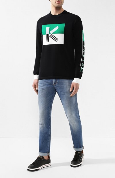 Хлопковый джемпер KENZO, арт. 5PU2403LB, фото 2