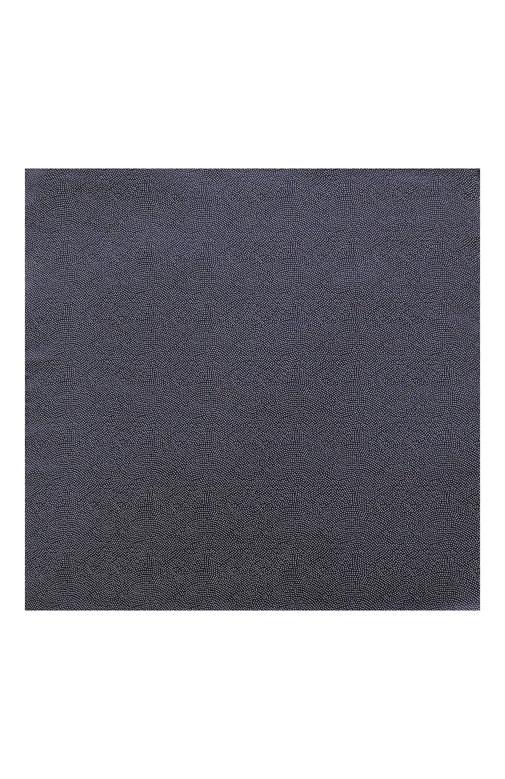 Шелковый платок GIORGIO ARMANI синего цвета по цене 10850 руб., арт. 360023/9P937, фото 3 Шелковый платок GIORGIO ARMANI, арт. 360023/9P937, фото 3