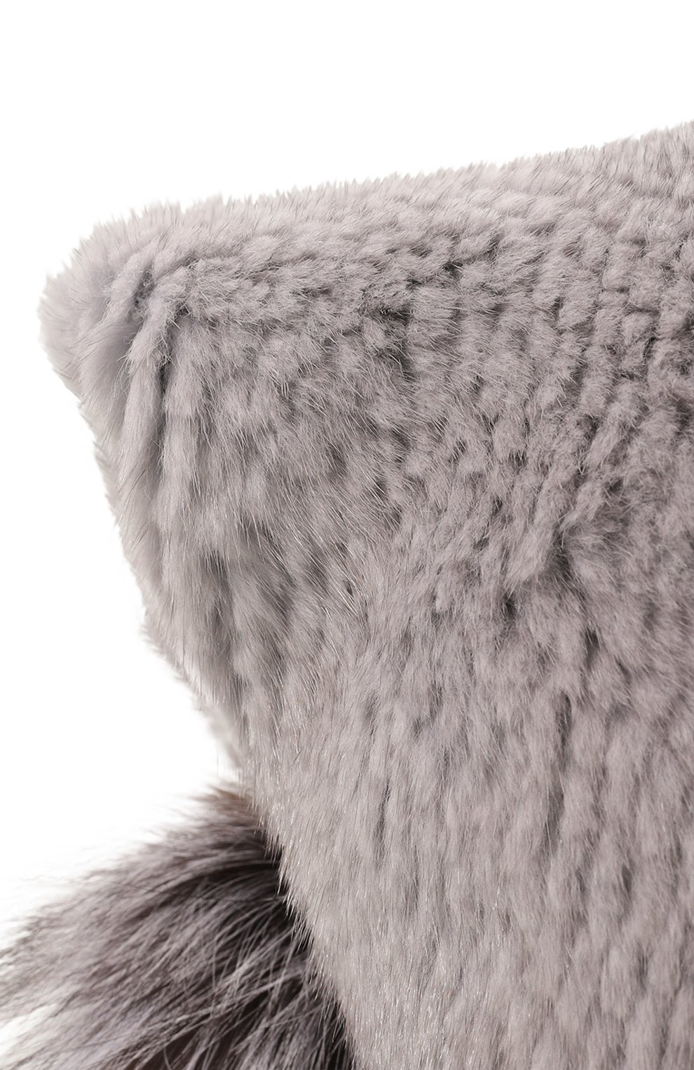 Меховая шапка из норки и лисы VICTORIA KUSENKOVA, арт. 050750036205, фото 4